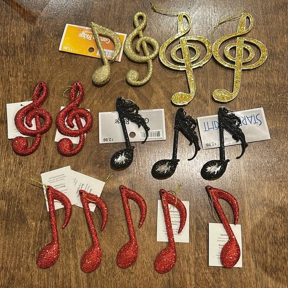 Homecoming 14 Glitter Musical Notes Mum & Garter Party Decorations